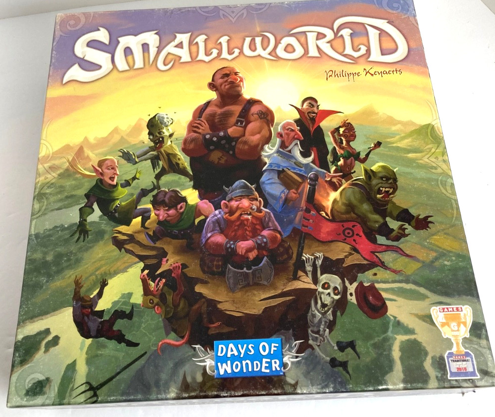 Small World Board Game Days of Wonder 2009 Complete 2-5 Players Fantasy Strategy