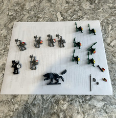 VTG 1992-BATTLE MASTERS-Board Game-Unpainted-Complete-READ