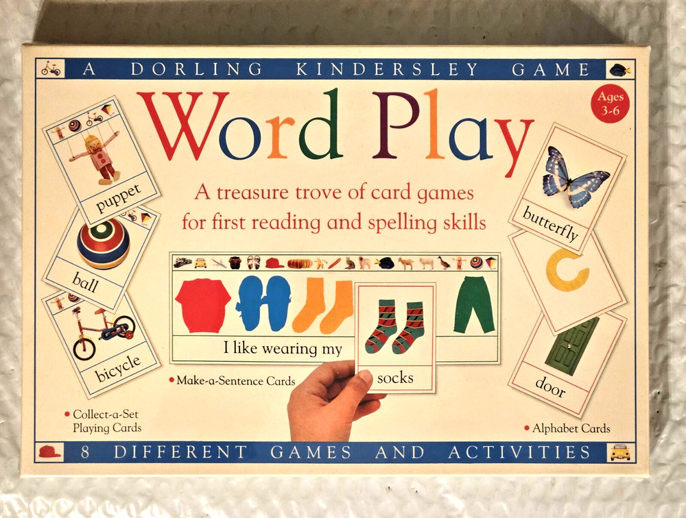 Dorling Kindersley Word Play Game – Reading & Spelling Skills – 8 Activities
