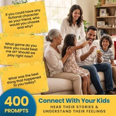 400 Conversation Cards for Kids – Engage Kids, Laugh, and Grow Closer During …