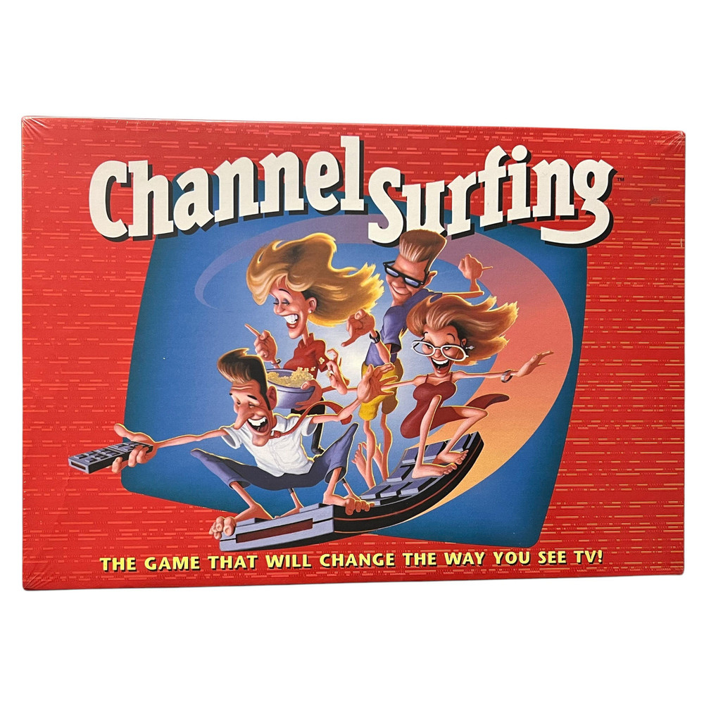 Vtg Channel Surfing Party Game Milton Bradley Ages 12 And Up 1994 New Sealed