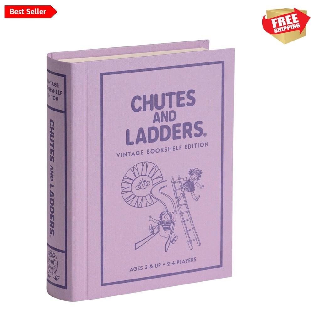 Vintage Chutes and Ladders 1979 Edition – Shelf-Ready Board Game for Families