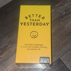 Better Than Yesterday 365 Daily Challenges Life Fullfilling Game NEW Sealed