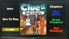 Clue II 2 Murder In Disguise DVD of VHS Tape Board Game