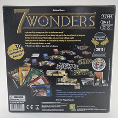 7 Wonders Repos Production Board Game 100% Complete Antoine Bauza Strategy!