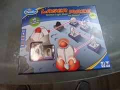 USED Laser Maze Jr. ThinkFun Science Logic Maze For Juniors! Complete 2014