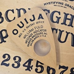 1967 Ouija Board Parker Brothers No.602 William Fuld Wooden Deluxe Edition Rare