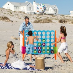 Jumbo 4-to-Score 4 in A Row Giant Game Set Indoor Outdoor Kids Adults Family Fun