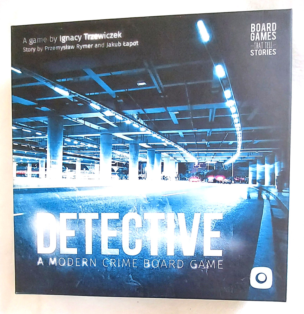 DETECTIVE A Modern Crime Board Game -New Open box 100% Complete