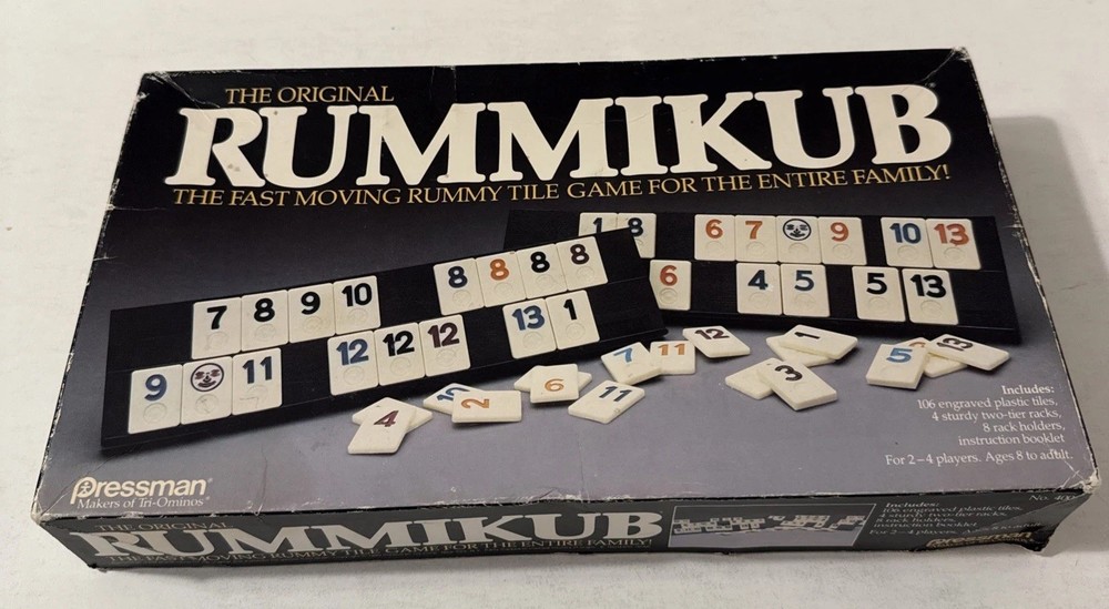 Vintage Rummikub Game by Pressman – 1980 Edition – Complete!