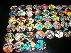 1993 Skybox SkyCaps DC Comics + Batman Complete Set 54 Pogs = 108 Milkcaps Lot