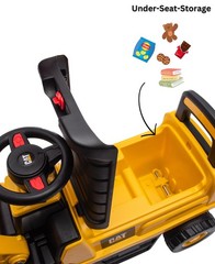 Ride On Excavator CAT Licensed Caterpillar Push Car Rotating Bucket Toddler