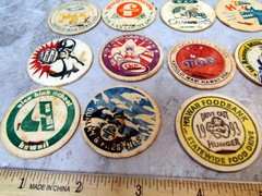 Pog Pogs game set of 20 various Hawaii pog playing caps pieces, fun set!