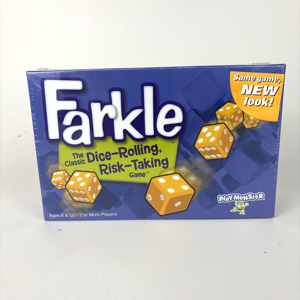 Farkle The Classic Dice-Rolling Risk-Taking Game Age 8+ Sealed New