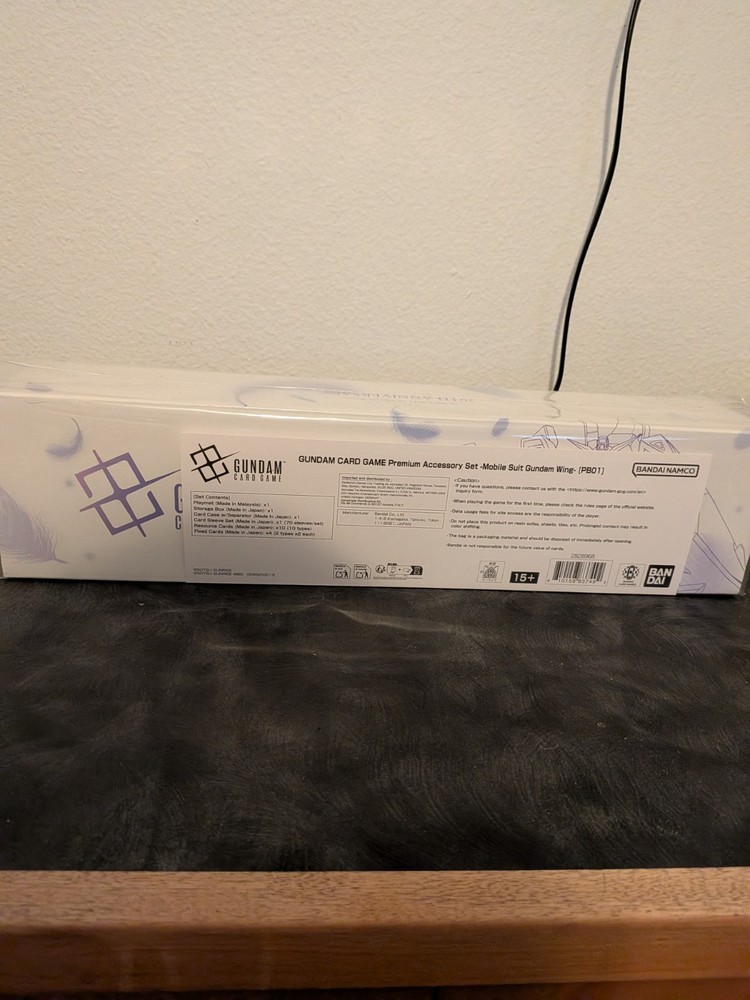 Gundam TCG: Premium Accessory Set – PB-01] – SEALED NEW *DENT*