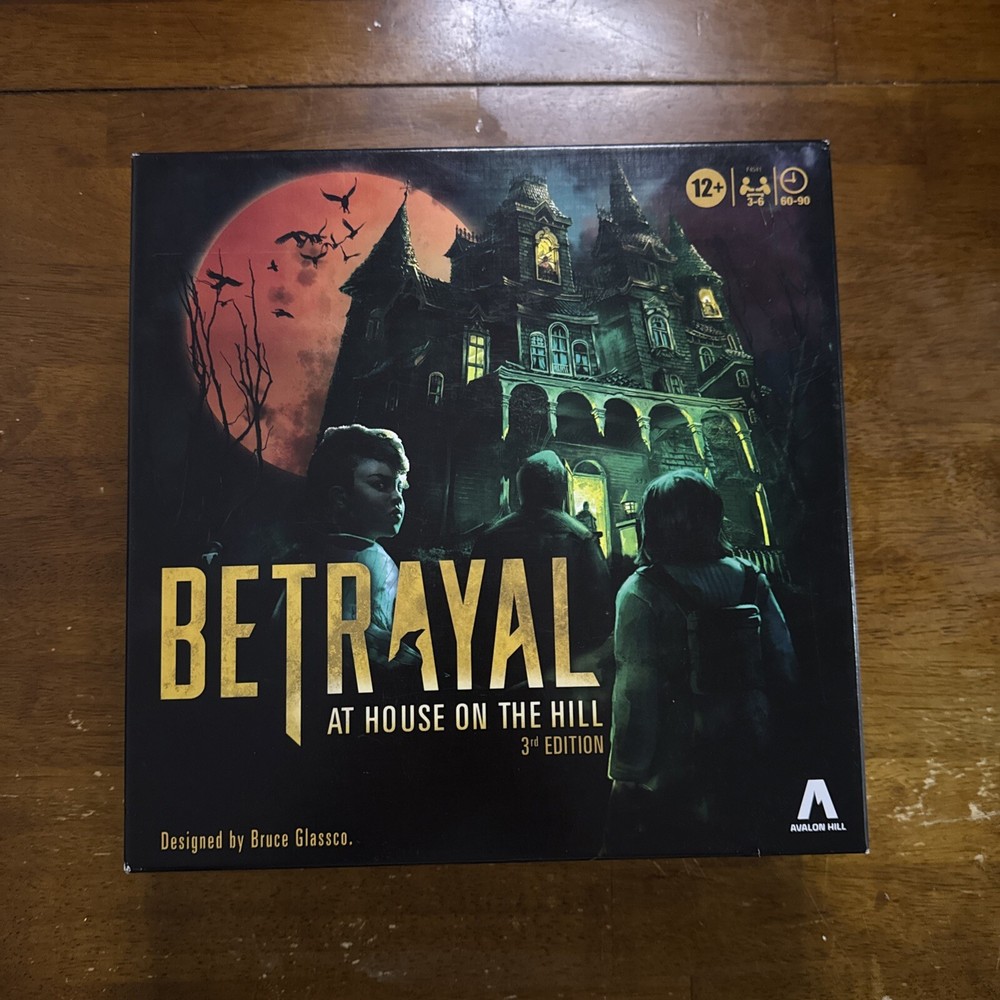 Avalon Hill Betrayal at House on the Hill 3rd Edition – COMPLETE GAME – EUC
