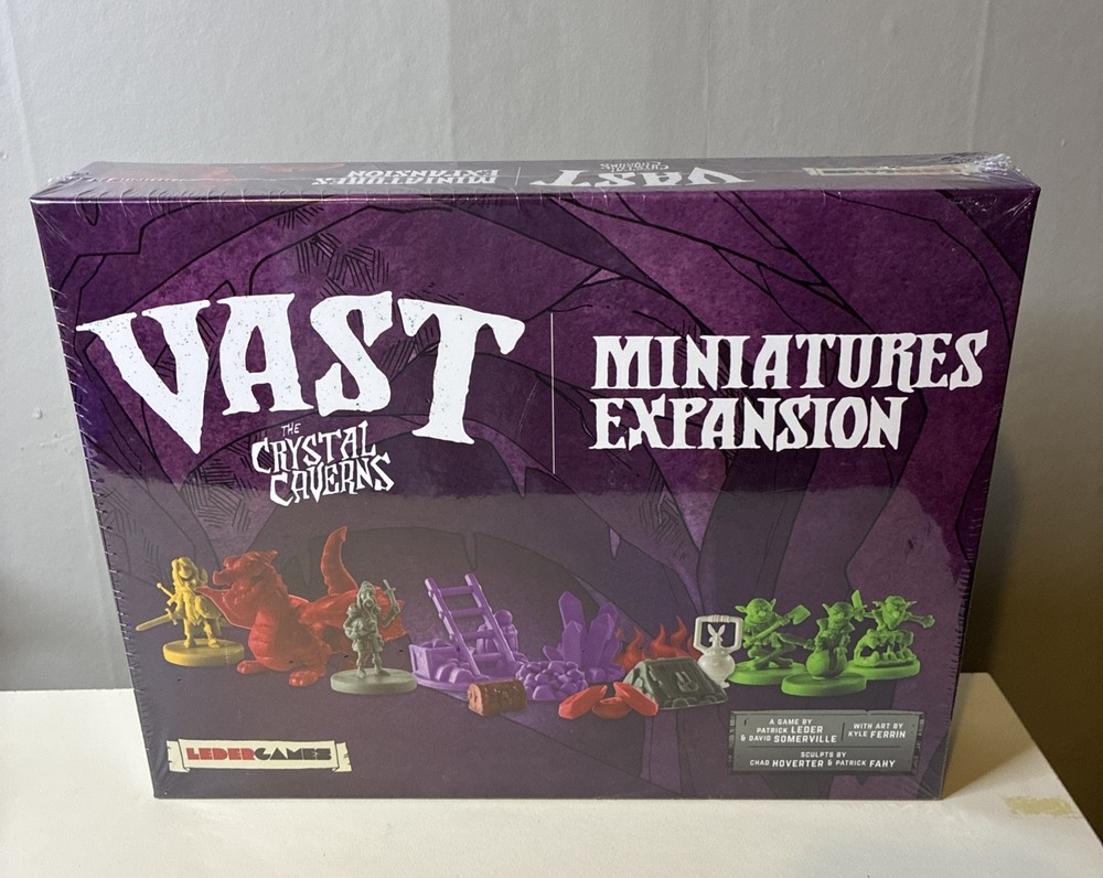 Leder Board Game Vast – The Crystal Caverns – Miniatures Expansion NEW Sealed