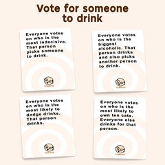 Adult Drinking Card Game for Parties – 100 Cards for 2-8 Players