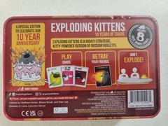 Exploding Kittens 10 Years of Chaos 8 Rare Bonus Cards