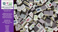 PASTEL PURPLE 4 Layer Acrylic Mahjong Tiles American Set 160 Tiles US SELLER!