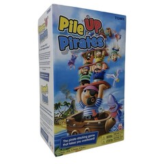 Tomy Pile Up Pirates Stacking Game 1-4 Players Ages 5+ Who’ll Rock the Boat?