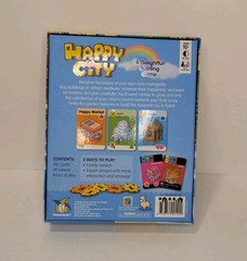 Happy City Gamewright Board Game Building Strategy COMPLETE / LIGHTLY PLAYED