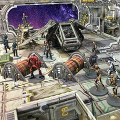 Core Space Get to the Shuttle Expansion Battle Systems Scifi Starship Mini YHP