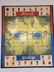 Stratego Wooden Bookshelf Display Classic Vintage Board Game 2009 No Manual