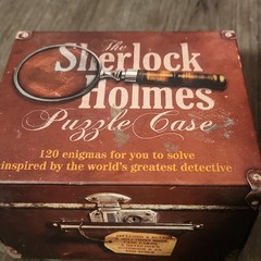 Sterling Innovation Sherlock Holmes Puzzle Case Board Game, Mystery, Cards, Tim…