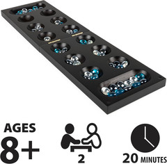 Spin Master Games, Legacy Deluxe Mancala, Classic Game with Folding Wooden Board