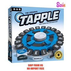 Tapple Word Game By USAopoly, Fast-Paced Family Board Game, 2 – 8 Players Ages 8