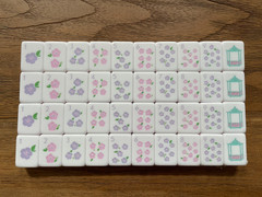 NEW American Mahjong Tiles Set – 160 Tiles, 4-layer engraved acrylic ( Purple)