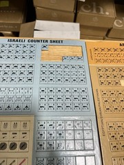 The Arab-Israeli Wars Board Game By Avalon Hill. Complete & Mostly Unpunched.