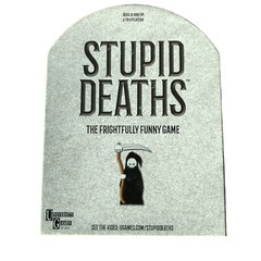 Stupid Deaths Kids Halloween Night Board Game Trivia Fun Party Teens 12 To Adult