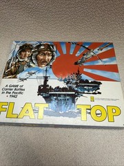 Avalon Hill Flat Top 1981 WWII Carrier Battles UNPUNCHED Complete Game 8930