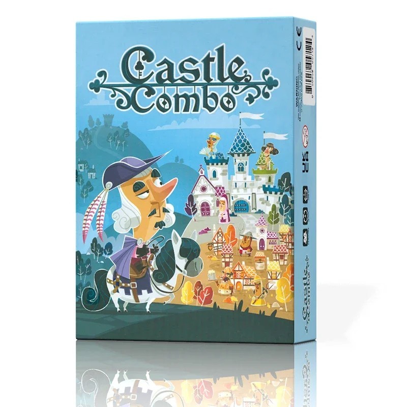 Castle Combo Board Game 2-5 Players English Version Strategy Game for Party/Fami