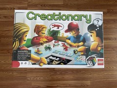 LEGO CREATIONARY GAME 3844 2010 3 TO 8 PLAYERS AGES 7 +