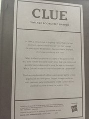 Clue Vintage Bookshelf Edition Deluxe Collectible Linen Book Board Game NEW
