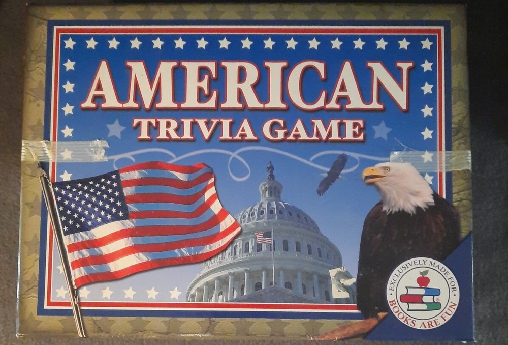 2004 American Trivia Game~This is definitely a game of history now. 2-8 players.