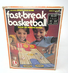 Lakeside Sports Dice Fast-Break Basketball Game Complete Vintage 80’s