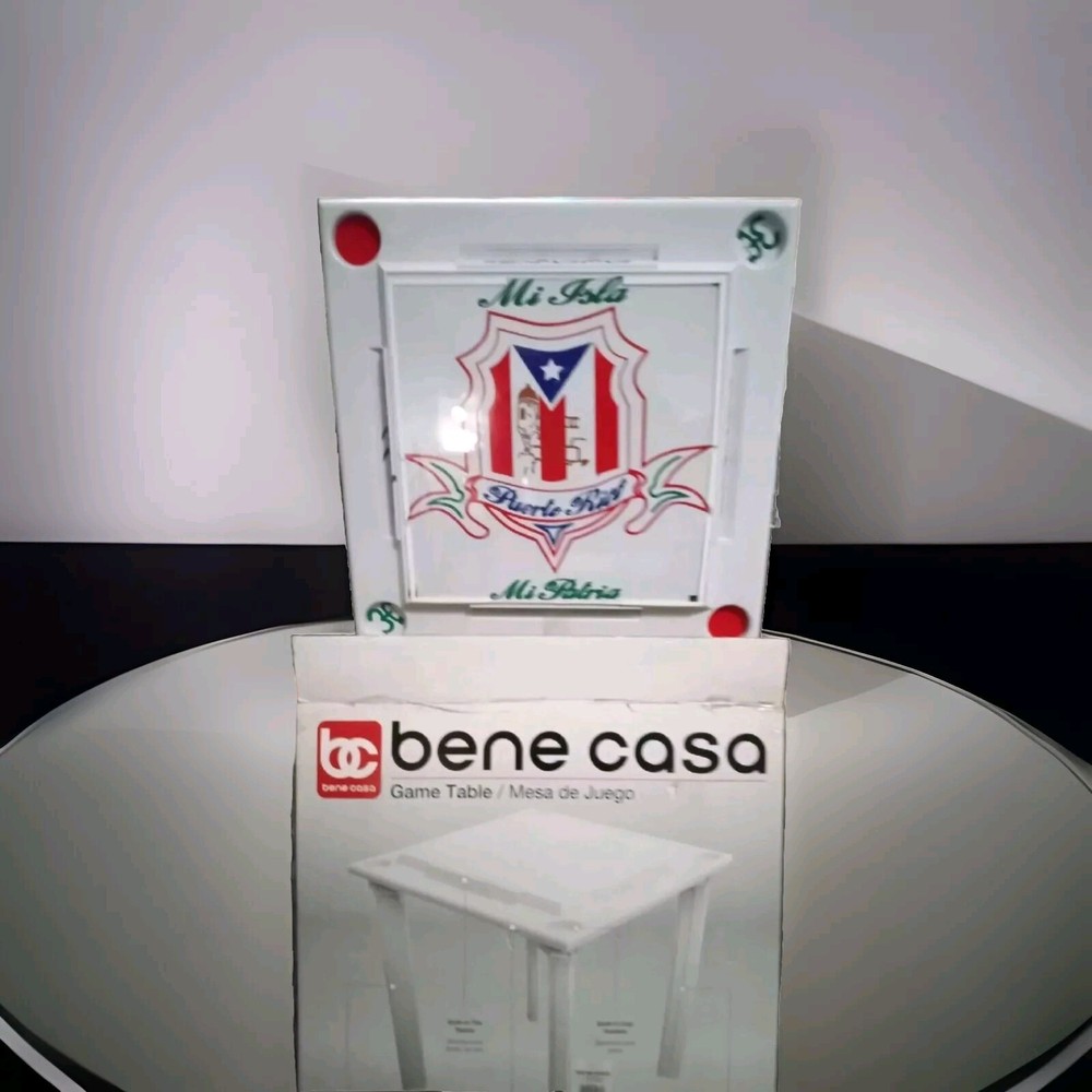 Custom Domino Table With Custom Graphics Embossed With Your Favorite Design.