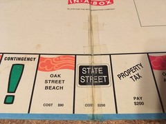 LOT OF BOARD GAME PIECES MONOPOLY CHICAGO IN A BOX CAREERS LOTS OF SILVER PIECES