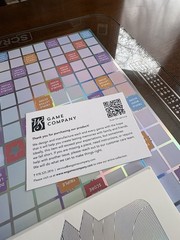 Scrabble AURA Edition Glass Turntable W.S. Game Company Boardgame Box Complete