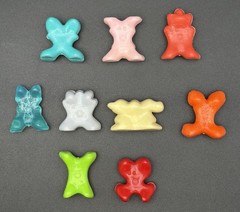 Lot of 9 Gogo’s Crazy Bones New Generation Series 2005 Figures