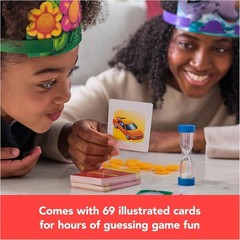 2023 Hedbanz with New Cards, Picture Guessing Board Game Age 6 & Up, 2-6 ppl