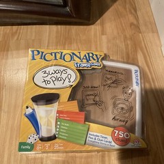 NEW! Pictionary Frame Game – 3 Ways to Play by Mattel Games Ages 8+