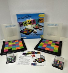 Square Up! Game COMPLETE Mindware 2009 Tile Strategy Slide Puzzle Race