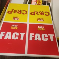 University Games Fact or Crap Party Trivia Board Game, Complete, Timer, Ages 12+