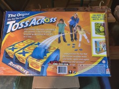 Mattel Toss Across Original Tic-Tac-Toe Skill Game Unassembled 5+ 2-4 Players