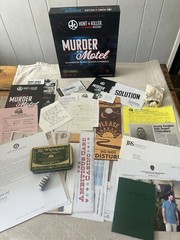 Complete Hunt A Killer Murder at The Motel Mystery Game Board Game